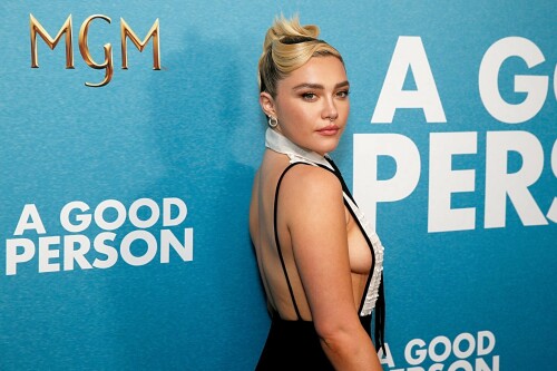 Florence Pugh attends MGM's 'A Good Person' Screening at Metrograph in New York City - March 20, 2023

Her Celebrity Style: Valentino Dress