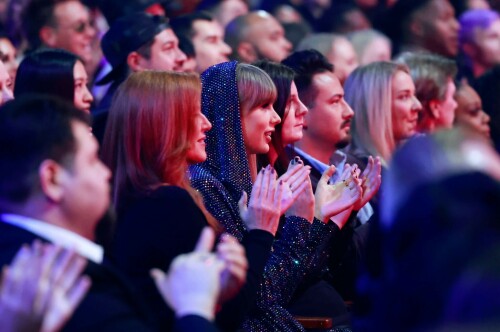 Taylor Swift - 2023 iHeartRadio Music Awards at Dolby Theatre in Hollywood - March 27, 2023

Taylor Swift sports sparkling jumpsuit at iHeartRadio Music Awards 2023

She’s in her innovator era.

Taylor Swift took a break from her Eras Tour to attend Monday night’s iHeartRadio Music Awards 2023, where she’s set to be honored with the Innovator Award during the ceremony.

And while she skipped the red carpet, the pop superstar popped up inside the ceremony, clad in a crystal-covered hooded jacket, pants and boots from Alexandre Vauthier Couture that lent the look of a jumpsuit (and could’ve been plucked straight from her “Reputation” era).

Swift wore her hair sleek and straight, completing her futuristic fashion moment with a silvery smoky eye, glossy nude lip and iridescent manicure, along with jewelry from KatKim and Anita Ko.

Per iHeartRadio’s press release, the Innovator Award is bestowed on an artist who has “impacted global pop culture throughout their career.”

Past recipients include Justin Timberlake, Pharrell Williams, U2, Bruno Mars, Chance the Rapper and Alicia Keys.

Phoebe Bridgers, Swift’s “Nothing New” collaborator and one of the opening acts on her Eras Tour, introduced her during the telecast.

Artists including Ed Sheeran, Selena Gomez, Justin Timberlake and Dolly Parton also spoke about her work and impact on the music industry in a video tribute that played before she took the stage to accept the honor.

Swift is among the night’s most nominated artists.

She’s up for a total of seven awards: Song of the Year, Best Lyrics and Best Music Video (all for “Anti-Hero”), TikTok Bop of the Year (“Bejeweled”), Favorite Use of a Sample (“Question…?”), Best Fan Army and Artist of the Year.

“I think the coolest ideas, motivations or choices are the ones that set a new precedent,” Swift said during her acceptance speech.

While she’s not scheduled to perform during the Lenny Kravitz-hosted ceremony, viewers can look forward to seeing Pink (who’s receiving the Icon Award), Kelly Clarkson, Keith Urban, Latto, Coldplay and Pat Benatar take the stage, among others.