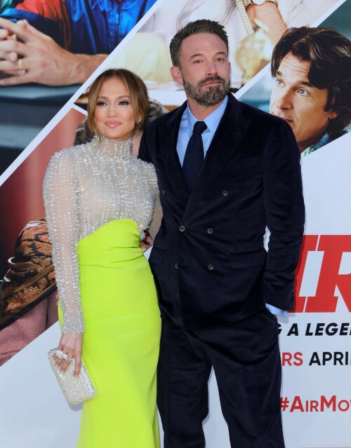 Jennifer Lopez And Ben Affleck At 'Air' World Premiere held at the Regency Village Theatre in Los Angeles - March 27, 2023