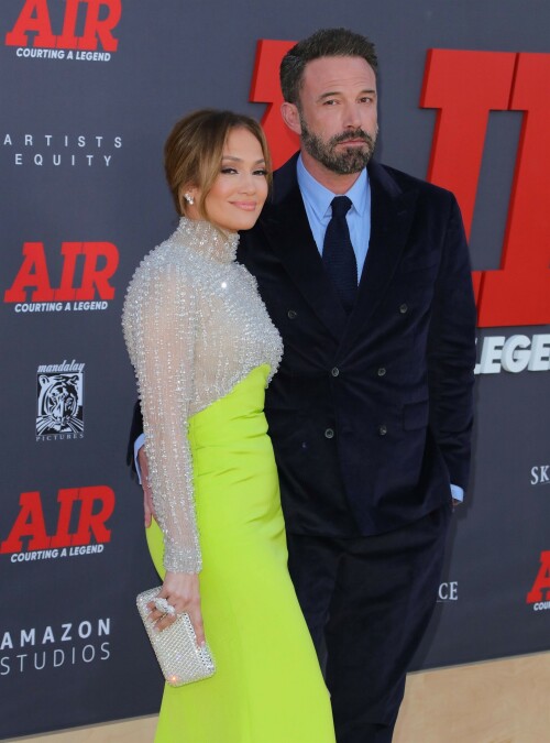 Jennifer Lopez And Ben Affleck At 'Air' World Premiere held at the Regency Village Theatre in Los Angeles - March 27, 2023