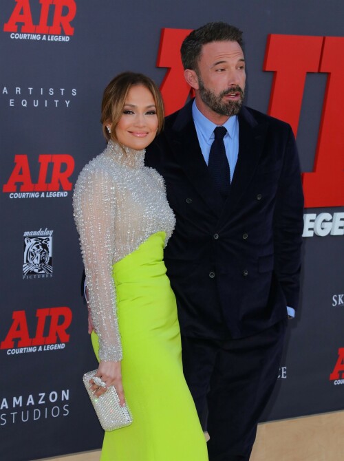 Jennifer Lopez And Ben Affleck At 'Air' World Premiere held at the Regency Village Theatre in Los Angeles - March 27, 2023