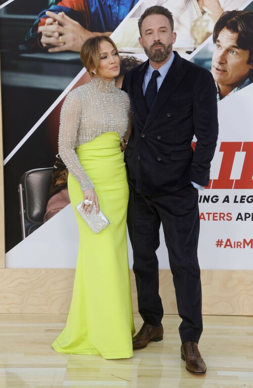 Jennifer Lopez And Ben Affleck At 'Air' World Premiere held at the Regency Village Theatre in Los Angeles - March 27, 2023