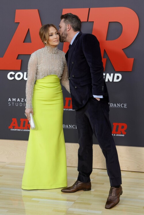 Jennifer Lopez And Ben Affleck At 'Air' World Premiere held at the Regency Village Theatre in Los Angeles - March 27, 2023