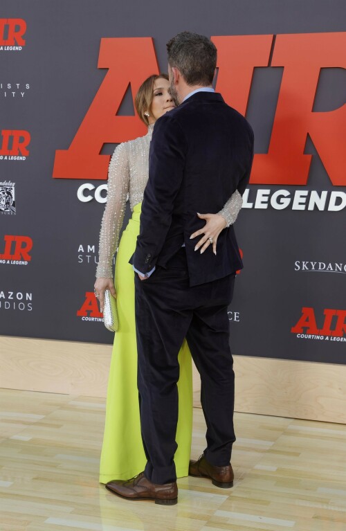 Jennifer Lopez And Ben Affleck At 'Air' World Premiere held at the Regency Village Theatre in Los Angeles - March 27, 2023