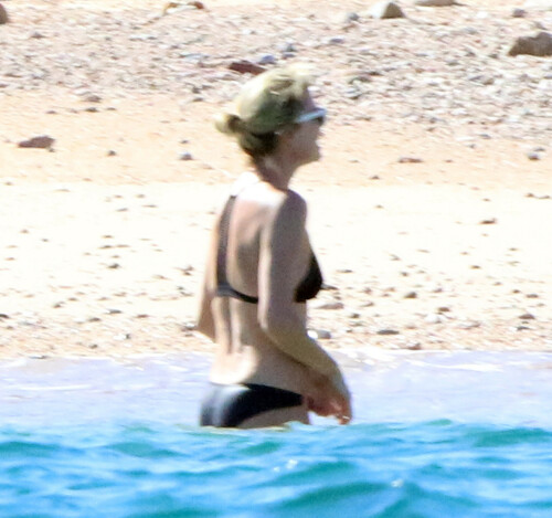 Charlize Theron Bikini Candids – Thanksgiving Weekend in Los Cabos, Mexico - November 23, 2017