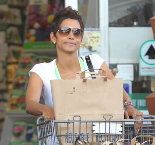 Halle Berry | shopping at Bristol Farms grocery store in Los Angeles - May 21, 2011