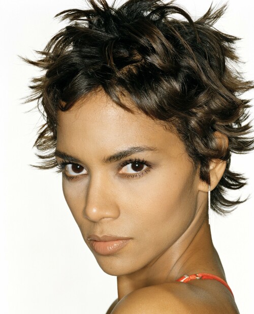 Halle Berry Photoshoot by Firooz Zahediat - Short Curly Hair Do