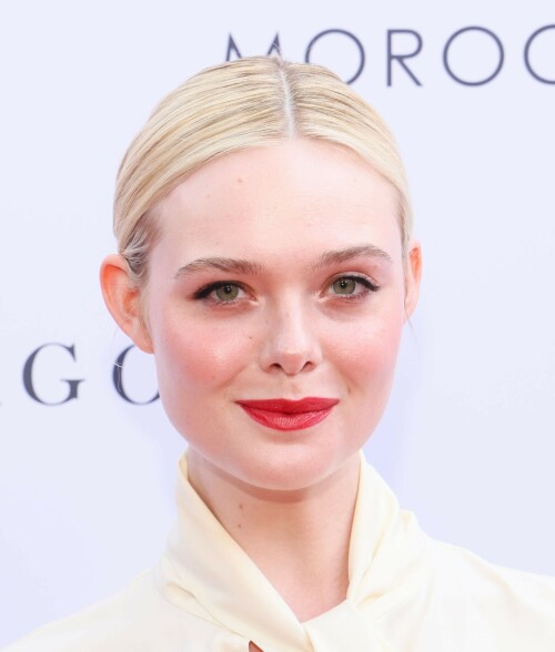 Elle Fanning attends at The Daily Front Row's Seventh Annual Fashion LA Awards in Beverly Hills - April 23, 2023

Elle Fanning Wore Givenchy To The Daily Front Row’s 7th Annual Fashion Los Angeles Awards

Elle Fanning attended the Daily Front Row’s 7th Annual Fashion Los Angeles Awards on Sunday (April 23) in Beverly Hills, California, as a guest presenter.

‘The Great’ actress wore a Givenchy Fall 2023 look.

The romantic notion created by the pale-yellow silk satin blouse which makes the look so quintessentially elegant.

When it comes to the low-waist maxi skirt, it looked good in some pictures, and too long in others which depended on her pose.

Crisp, clean, minimalist, and elegant. It looks like Elle is fully embarking on a new style chapter.

#ElleFanning