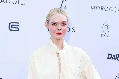 Elle Fanning attends at The Daily Front Row's Seventh Annual Fashion LA Awards in Beverly Hills - April 23, 2023

Elle Fanning Wore Givenchy To The Daily Front Row’s 7th Annual Fashion Los Angeles Awards

Elle Fanning attended the Daily Front Row’s 7th Annual Fashion Los Angeles Awards on Sunday (April 23) in Beverly Hills, California, as a guest presenter.

‘The Great’ actress wore a Givenchy Fall 2023 look.

The romantic notion created by the pale-yellow silk satin blouse which makes the look so quintessentially elegant.

When it comes to the low-waist maxi skirt, it looked good in some pictures, and too long in others which depended on her pose.

Crisp, clean, minimalist, and elegant. It looks like Elle is fully embarking on a new style chapter.

#ElleFanning