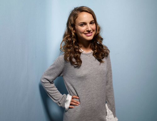 Actress Natalie Portman from "Black Swan" poses for a portrait during the 2010 Toronto International Film Festival in Guess Portrait Studio at Hyatt Regency Hotel on September 14, 2010 in Toronto, Canada.

#NataliePortman