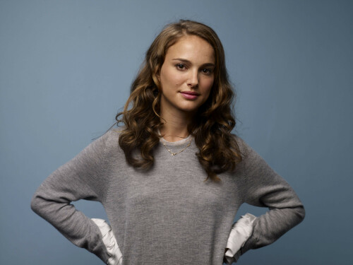 Actress Natalie Portman from "Black Swan" poses for a portrait during the 2010 Toronto International Film Festival in Guess Portrait Studio at Hyatt Regency Hotel on September 14, 2010 in Toronto, Canada.

#NataliePortman