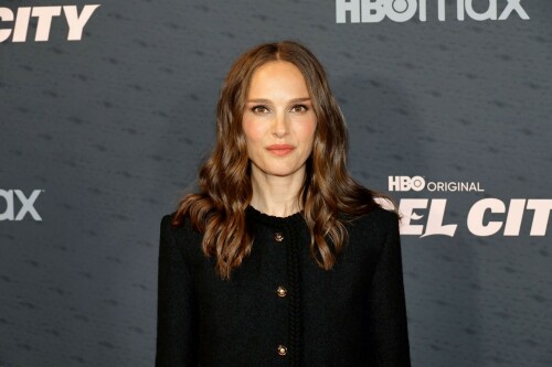 Natalie Portman - HBO Documentary Films' Series 'Angel City' Premiere in West Hollywood - May 4, 2023

Natalie attended HBO Documentary Films’ Series “Angel City” Los Angeles Premiere at Pacific Design Center in West Hollywood, California on May 4, 2023. Kara Nortman and Julie Uhrman, the co-founders of the team and the vast majority of the players also walked the red carpet with her.

Natalie Portman Walks Pink Carpet for Angel City Premiere

On Thursday, May 4, 2023, HBO hosted the red carpet premiere for the highly anticipated documentary series, ANGEL CITY, at the Pacific Design Center in Los Angeles. Executive producer and Angel City Co-Founder Natalie Portman attended, along with director Arlene Nelson, executive producers Elizabeth Chai Vasarhelyi, Christine O’Malley, Anna Barnes, Sophie Mas, and co-producer Michaela Celella.

Angel City Football Club attendees included Angel City FC Co-Founder and President Julie Uhrman, Co-Founder Kara Nortman, Angel City FC star players Christen Press, Sydney Leroux, and Simone Charley, Angel City FC manager Freya Coombe, National Women’s Soccer League Commissioner Jessica Berman, Angel City investors and former US Women’s National Team players Angela Hucles, Shannon MacMillan, and Ronnie Fair Sullins, Angel City investor and former US Men’s National Team player Cobi Jones and Los Angeles Sparks player Jordin Canada.

Angel City is a gripping docuseries that goes behind the scenes and onto the pitch of the groundbreaking Los Angeles-based professional National Women’s Soccer League team, Angel City Football Club. Pulling back the curtain on the origin story through the 2022 inaugural season of the female-founded and led team, the series reveals the passion and grit needed to build a franchise from scratch and blaze a bold trail in the world of professional sports.

Natalie Portman Is a Miu Miu Girl in Tiny Shorts & Peep-Toe Heels at ‘Angel City’ LA Premiere

Natalie Portman gave power dressing an edgy upgrade for the premiere of the “Angel City” documentary in West Hollywood, Calif., on Thursday. The Academy Award-winning actress is one of the directors of the new HBO docuseries, which takes a deep dive into the origins of the professional women’s soccer team, Angel City FC.

Portman put her own personal spin on monochromatic style for the occasion. The “Thor: Love and Thunder” star arrived at the Pacific Design Center in a full ensemble by Miu Miu.

Portman’s outfit included a black jacket and matching tiny boy shorts. Both pieces were decorated with gold buttons and had square pockets at the front.

Sticking to a minimalistic style moment, Portman opted for minimal accessories. As for glam, the entertainer went with soft makeup and styled her hair in loose waves.

Giving the outfit a literal boost, the “Black Swan” actress completed her look with a pair of peep-toe platform pumps. The silhouette featured a large bow across the toe, a thick strap at the back and sat atop a thin stiletto heel.

When it comes to fashion, Portman has a stylish yet refined aesthetic. The Golden Globe winner tends to gravitate towards creations from labels like Mugler Haute Couture, Givenchy and even Gucci for red-carpet events and appearances.

“Angel City” is a gripping docuseries that goes behind the scenes and onto the pitch of the groundbreaking Los Angeles-based professional women’s soccer team, Angel City Football Club. Pulling back the curtain on the origin story through the 2022 inaugural season of the female-founded and led team, the series reveals the passion and grit needed to build a franchise from scratch and blaze a bold trail in the world of professional sports. The three-part HBO original documentary was directed by Arlene Nelson and executive produced by Academy Award-winners Natalie Portman, Elizabeth Chai Vasarhelyi and Jimmy Chin, with Sophie Mas, Anna Barnes and Christine O’Malley.

#NataliePortman