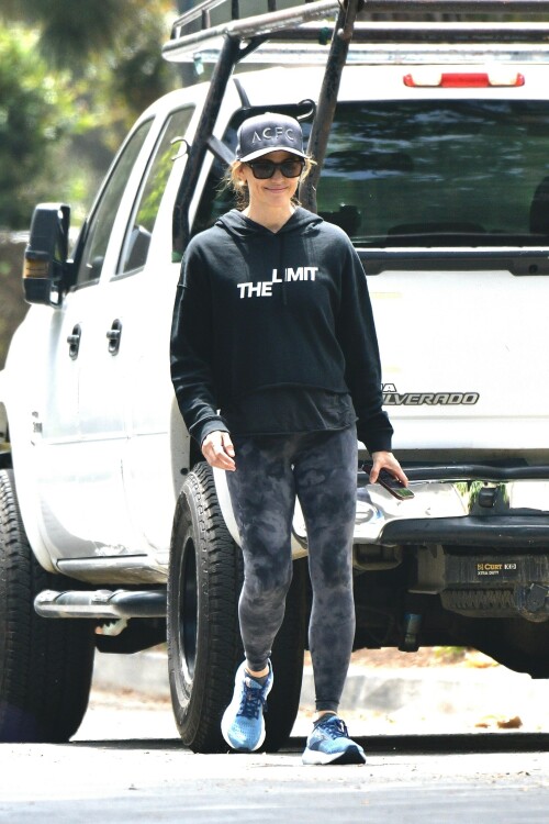 Jennifer Garner | Spotted taking her morning walk in Brentwood - July 22, 2023

Jennifer Garner keeps it casual in sweats for stroll in Los Angeles after sharing her support for ongoing SAG-AFTRA strike

Jennifer Garner looking stunning as she was spotted on Saturday afternoon in Los Angeles.

The actress, 51, was seen enjoying her daily walk in Brentwood as she donned an all-black outfit comprised of a back shirt, a black cropped sweatshirt that had the words 'The Limit' in white lettering in the center, along with a pair of black tie-dye leggings.

She completed her look with a pair of blue sneakers, a pair of black sunglasses, and a grey hat that had the acronym 'ACFC' in the center as she had her hair up in a bun.

'ACFC' on her hat was a reference to Angel City Football Club, the Los Angeles-based women's professional soccer team that competes in the NWSL (the top soccer league for women in the United States) that Garner is a founding investor of.

The sighting of Garner comes a few hours after she issued a lengthy statement on her Instagram account in support of the ongoing SAG-AFTRA strike.

The former Alias star was seen holding onto her cellphone as she walked along the streets of Brentwood. She walked past a large white pickup truck and a black Honda.

The walk took place not too far from where she lives with her three children — 17-year-old daughter Violet, 13-year-old Seraphina and 11-year-old Samuel — all of whom she shares with her ex-husband Ben Affleck.

The sighting of Garner on her daily walk on July 22 comes a few hours after she issued a lengthy statement on her Instagram account in support of the ongoing SAG-AFTRA strike.

The first photo was a selfie of Garner, who wore a black shirt, a sunhat, and a pair of sunglasses, holding a few picket signs. One of the signs was a black one that read 'SAG-AFTRA on STRIKE!' in white and gold colored font.

Meanwhile, the second photo was of Fox Studios, where she and many others gathered outside to protest.

In her lengthy caption, Garner started off by recounting how excited she was to 'earn her SAG-AFTRA card in 1995' and how exciting she was to tell her parents that she would be able to get health care as an actor.

'Joining SAG instantly legitimized my improbable fantasy of working as an actor and turned it into an actual job,' Garner wrote in the caption of her Instagram post.

The actress went to say that the start of her acting career was difficult and building her reputation up as a well-known actress was 'so hard' and noted how much the [entertainment] industry has changed.

'For journeymen actors — not to mention — stunts, background, stand-ins (all of whom make up the backbone of everything you see) how frustrating to accrue experience and credits, be recognized for your great work, and see your quality of life backslide?' Garner reflected, while noting that she was walking as one of the 'lucky ones', which she was grateful for.

She then stated how proud she was to 'walk in solidarity with my fellow SAG members and in support of the Writers Guild of America (Both the East and West guilds).'

She said that picketing in front of Fox Studios was a 'sobering experience' for her as she working at the studio to film a project last year and wondered how this summer must have been for all of the behind-the-scenes crew members.

Garner concluded her post by stating, 'It will take all of us working together on both sides to evolve our industry, to set future generations of artists up for sustainable careers, and to get ourselves and our beloved colleagues back to work.'

The ongoing SAG-AFTRA strike began on July 14 and is the latest of the ongoing labor disputes in Hollywood. The WGA strike, which saw writers crossing the picket line, has been ongoing since early May.

The SAG-AFTRA Strike, which enters its eighth day of protests, has seen many well-known actors showing solidarity with striking actors by issuing statements of support and/or joining picket lines in LA and New York City.

DailyMail

#JenniferGarner