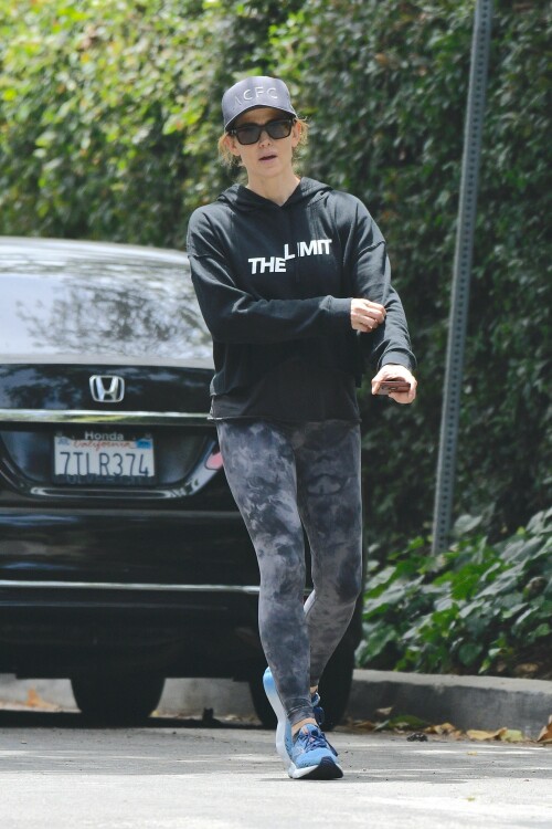 Jennifer Garner | Spotted taking her morning walk in Brentwood - July 22, 2023

Jennifer Garner keeps it casual in sweats for stroll in Los Angeles after sharing her support for ongoing SAG-AFTRA strike

Jennifer Garner looking stunning as she was spotted on Saturday afternoon in Los Angeles.

The actress, 51, was seen enjoying her daily walk in Brentwood as she donned an all-black outfit comprised of a back shirt, a black cropped sweatshirt that had the words 'The Limit' in white lettering in the center, along with a pair of black tie-dye leggings.

She completed her look with a pair of blue sneakers, a pair of black sunglasses, and a grey hat that had the acronym 'ACFC' in the center as she had her hair up in a bun.

'ACFC' on her hat was a reference to Angel City Football Club, the Los Angeles-based women's professional soccer team that competes in the NWSL (the top soccer league for women in the United States) that Garner is a founding investor of.

The sighting of Garner comes a few hours after she issued a lengthy statement on her Instagram account in support of the ongoing SAG-AFTRA strike.

The former Alias star was seen holding onto her cellphone as she walked along the streets of Brentwood. She walked past a large white pickup truck and a black Honda.

The walk took place not too far from where she lives with her three children — 17-year-old daughter Violet, 13-year-old Seraphina and 11-year-old Samuel — all of whom she shares with her ex-husband Ben Affleck.

The sighting of Garner on her daily walk on July 22 comes a few hours after she issued a lengthy statement on her Instagram account in support of the ongoing SAG-AFTRA strike.

The first photo was a selfie of Garner, who wore a black shirt, a sunhat, and a pair of sunglasses, holding a few picket signs. One of the signs was a black one that read 'SAG-AFTRA on STRIKE!' in white and gold colored font.

Meanwhile, the second photo was of Fox Studios, where she and many others gathered outside to protest.

In her lengthy caption, Garner started off by recounting how excited she was to 'earn her SAG-AFTRA card in 1995' and how exciting she was to tell her parents that she would be able to get health care as an actor.

'Joining SAG instantly legitimized my improbable fantasy of working as an actor and turned it into an actual job,' Garner wrote in the caption of her Instagram post.

The actress went to say that the start of her acting career was difficult and building her reputation up as a well-known actress was 'so hard' and noted how much the [entertainment] industry has changed.

'For journeymen actors — not to mention — stunts, background, stand-ins (all of whom make up the backbone of everything you see) how frustrating to accrue experience and credits, be recognized for your great work, and see your quality of life backslide?' Garner reflected, while noting that she was walking as one of the 'lucky ones', which she was grateful for.

She then stated how proud she was to 'walk in solidarity with my fellow SAG members and in support of the Writers Guild of America (Both the East and West guilds).'

She said that picketing in front of Fox Studios was a 'sobering experience' for her as she working at the studio to film a project last year and wondered how this summer must have been for all of the behind-the-scenes crew members.

Garner concluded her post by stating, 'It will take all of us working together on both sides to evolve our industry, to set future generations of artists up for sustainable careers, and to get ourselves and our beloved colleagues back to work.'

The ongoing SAG-AFTRA strike began on July 14 and is the latest of the ongoing labor disputes in Hollywood. The WGA strike, which saw writers crossing the picket line, has been ongoing since early May.

The SAG-AFTRA Strike, which enters its eighth day of protests, has seen many well-known actors showing solidarity with striking actors by issuing statements of support and/or joining picket lines in LA and New York City.

DailyMail

#JenniferGarner