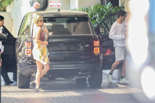 Ashley Benson and Brandon Davis step out for lunch with their puppies in Los Angeles - August 23, 2023

Who Is Ashley Benson's Fiancé? All About Brandon Davis

Ashley Benson and Brandon Davis were first linked in January 2023. They announced their engagement in July 2023

Ashley Benson and Brandon Davis are getting married!

In July 2023, Davis announced their engagement on his Instagram Story, posting a picture of Benson's massive diamond ring. Over the photo, he called Benson "Love of my life."

Benson then reshared the post, captioning it with, “My best frienddddd, I love you.”

The Pretty Little Liars actress and the oil heir first sparked romance rumors in January 2023 after they were spotted sitting courtside at a basketball game. PEOPLE confirmed their relationship in February.

"They have a lot of mutual friends and are both super fun and very social people," said a source close to the couple.

Davis, who is the grandson of billionaire oil tycoon Marvin Davis, has been making headlines long before meeting Benson. In the mid-2000s, he frequently partied with Paris Hilton and briefly dated actress Mischa Barton.

So, who is Ashley Benson's fiancé? Here's everything to know about Brandon Davis.

He is an heir to an oil fortune

The grandson of a billionaire oil tycoon, Davis is an heir to a massive fortune. His grandfather, Marvin Davis, built his wealth through lucrative business deals in both the oil and entertainment industries.

According to his 2004 New York Times obituary, the elder Davis sold his oil holdings in the early 1980s and began investing in entertainment and real estate, acquiring companies such as 20th Century Fox, Pebble Beach Company, the Aspen Skiing Company and the Beverly Hills Hotel.

He has four siblings

Davis has two brothers, Alexander and Jason, and two half-sisters, Mariella and Isabella Rickel, from his mother's second marriage.

Jason Davis, an actor best known for voicing Mikey Blumberg on the ABC animated series Recess, died from a Fentanyl overdose in February 2020 at age 35.

He dated Mischa Barton

Benson isn't Davis' first Hollywood girlfriend. In 2004, he began dating The O.C. actress Mischa Barton after they were introduced at a charity event. Their relationship lasted slightly over a year, and their breakup was confirmed in July 2005.

"They are no longer together but they remain close friends," Barton's publicist, Craig Schneider, told PEOPLE at the time.

Davis confirmed the news via his publicist Ken Sunshine, telling PEOPLE, "I wish her only the best."

He was friends with Paris Hilton

In the mid-2000s, Davis was a close friend of Paris Hilton, and the pair were often seen together at restaurants and nightclubs.

In one snap posted by Hilton in 2013, she and Davis were photographed at a Jay-Z concert along with nightclub owner Richie Akiva. "Killing it at the Jay Z Concert with my crew 🎶❤️🎶👯," Hilton captioned the photo.

He's dabbled in art curation

After his public friendship with Hilton fizzled, Davis spent several years largely out of the public eye. In 2016, he returned by launching an art pop-up in Beverly Hills. The show was titled "Malpais" and featured works by Mexican artist Bosco Sodi.

"I love Bosco's work. It reminds me of Yves Klein, an artist I grew up loving, and it has its own feel. It's unique in its own way," he told The Hollywood Reporter in 2016. "I'm just following my passion. I've been an art collector for many years. I've been transitioning into the launch of Brandon Davis Projects. I see an opportunity to bring artists that don't have representation to L.A. and to potential other cities."

He and Benson were first linked in January 2023

Davis and Benson sparked romance rumors when they sat courtside at a Los Angeles Lakers basketball game together in January 2023. The couple was seen laughing and smiling, with Davis' arm slung over Benson's leg.

They also attended a friend's birthday party together and, in early February, were photographed on a double date with actress Emma Roberts and her boyfriend Cody John, in photos obtained by Just Jared.

His relationship with Benson was confirmed in February 2023

In February 2023, PEOPLE exclusively confirmed Davis and Benson's relationship. However, the two have largely kept their relationship private.

"I usually keep my relationships private," Benson told Cosmopolitan UK in 2021, shortly after her breakup with rapper G-Eazy. "You obviously can't help if you get photographed together. [But] it's more sacred that way. Those private moments are for you and your partner, and I think it's best not to be over-exposed, and you can really protect your relationship if you're not exploiting it."

Before her relationship with the "Him & I" artist, Benson dated model and actress Cara Delevigne for two years.

He and Benson announced their engagement in July 2023

In July 2023, Davis announced the couple's engagement when he posted a photo on his Instagram Story of Benson wearing a massive diamond on her ring finger. "Love of my life," he wrote over the snap.

Benson reshared the post, writing, “My best frienddddd, I love you.”

The actress also reposted actress Theresa Picciallo’s Instagram Story, which showed Benson showing off her ring during a video call. “Our babies are getting married!!!!!!" Picciallo wrote over the snap. "@ashleybenson & @brandondavis1111, we love you both unconditionally, endlessly, forever and always. Congratulations to out best friends!!!”

people.com

#AshleyBenson