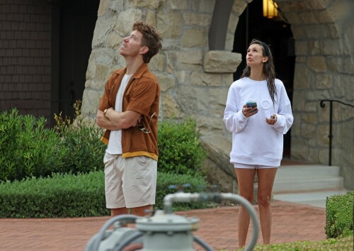 Nina Dobrev and Shaun White look loved up as they take their dog for a walk in Santa Barbara - August 24, 2023

Nina Dobrev and Shaun White look loved up as they take their dog for a walk in Santa Barbara before hitting the road to head north

Love birds Nina Dobrev and Shaun White are on a road trip up the coast of California.

The Vampire Diaries alum, 34, and Olympic snowboard gold medalist, 36, took their cute, black and white dog Maverick for a walk.

The couple of more than three years were also charging their Tesla at their Santa Barbara hideaway before continuing their journey north.

The Love Hard actress - who was spotted with her beau in New York City last month - looked fit and fresh in a white Alo sweatshirt and white shorts. She wore her dark hair half up and half down and seemed to by having an animated conversation with her long time love.

The San Diego native, meanwhile, wore a short-sleeved, rust-colored shirt over a white t-shirt and khaki shorts.

The couple has been inseparable since they went Instagram official in April 2020 and have sparked engagement rumors of late.

However, the pair have frequently told interested fans and press that they are in no hurry to get married.

Although, last month the couple did buy a $4.3 million midcentury modern house in Los Angeles together.

Last month, the Olympian debuted his Max docuseries Shaun White: The Last Run.

During the promotion of the series, he called his partner 'incredible.'

'She’s just been so supportive and having her in my corner for this chapter in my life where I’m retired and looking for what’s next,' he told Extra.

'And even making this documentary, I was like: "Can you help me? This isn’t my world. I don’t know the film industry. I don’t know what to ask for, what to do."'

Leaping to the rescue, Nina 'was like: "You need to call this person, you need to talk to that, you need to ask for this."'

dailymail.co.uk

#NinaDobrev