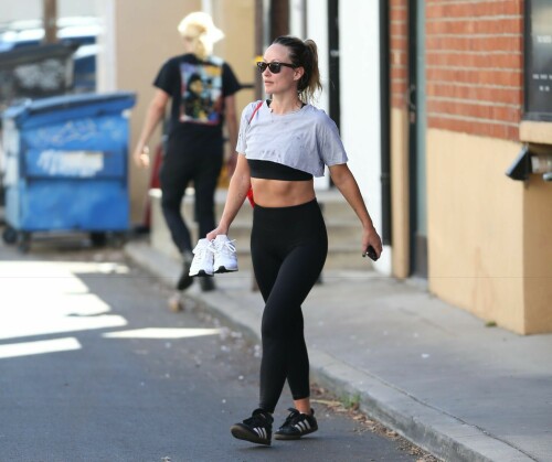 Olivia Wilde at the Tracy Anderson Gym in Studio City - August 29, 2023