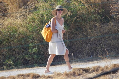 Margot Robbie | Sexy in a Swimsuit at a Beach in Greece - August 2023

Fans praise Margot Robbie for her 'au naturel' look as she goes for a dip in Greece with husband TomMargot Robbie's fans praised her 'au naturel' look on Tuesday as she enjoyed a relaxing beach day with her husband Tom Ackerley in Greece.

The Australian actress, 33, looked effortlessly stunning as she showed off her youthful visage and figure in a high-cut white one-piece while going for a swim.

She was flooded with comments from her loyal followers who applauded her for maintaining her natural beauty.

'Impressive, flawless and natural, that is what a star with class wears the correct bathing suit. No silicone, Botox or padding,' one person said.

Another said: 'Wow... you can actually see frown lines when she squints which means no Botox....how refreshing.'

'My God, she is naturally beautiful,' a third agreed.

Another person commented: 'She looks lovely, she is talented and hard working and seems to have a very happy private life.'

'At last a picture of a natural born beauty. So wonderfully refreshing,' one wrote.

Robbie's European vacation comes after she is reportedly set to make $50 million in salary and bonuses from her new movie Barbie that saw her play the titular character in the Greta Gerwig-directed project.

She will taking home the whopping pay check, having also produced the film through her production company, LuckyChap Entertainment, Variety reported earlier this month, citing three individuals with knowledge of her deal.

LuckyChap - which Robbie founded in 2014 with Ackerley, and friends Josey McNamara and Sophia Kerr - has also produced Promising Young Woman, Birds Of Prey and series Maid.

Gerwig is also likely to receive bonuses due to the incredible success of Barbie.

The filmmaker made history, flying past more than $1 billion in worldwide box office gross, becoming the first movie directed solely by a woman to do so.

The film, based off the beloved Mattel character, is co-written by the director with longtime partner Noah Baumbach.

DailyMail

#MargotRobbie