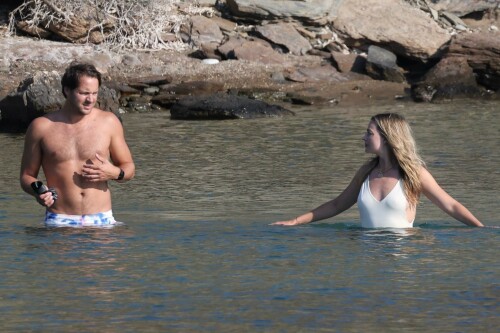 Margot Robbie | Sexy in a Swimsuit at a Beach in Greece - August 2023

Fans praise Margot Robbie for her 'au naturel' look as she goes for a dip in Greece with husband TomMargot Robbie's fans praised her 'au naturel' look on Tuesday as she enjoyed a relaxing beach day with her husband Tom Ackerley in Greece.

The Australian actress, 33, looked effortlessly stunning as she showed off her youthful visage and figure in a high-cut white one-piece while going for a swim.

She was flooded with comments from her loyal followers who applauded her for maintaining her natural beauty.

'Impressive, flawless and natural, that is what a star with class wears the correct bathing suit. No silicone, Botox or padding,' one person said.

Another said: 'Wow... you can actually see frown lines when she squints which means no Botox....how refreshing.'

'My God, she is naturally beautiful,' a third agreed.

Another person commented: 'She looks lovely, she is talented and hard working and seems to have a very happy private life.'

'At last a picture of a natural born beauty. So wonderfully refreshing,' one wrote.

Robbie's European vacation comes after she is reportedly set to make $50 million in salary and bonuses from her new movie Barbie that saw her play the titular character in the Greta Gerwig-directed project.

She will taking home the whopping pay check, having also produced the film through her production company, LuckyChap Entertainment, Variety reported earlier this month, citing three individuals with knowledge of her deal.

LuckyChap - which Robbie founded in 2014 with Ackerley, and friends Josey McNamara and Sophia Kerr - has also produced Promising Young Woman, Birds Of Prey and series Maid.

Gerwig is also likely to receive bonuses due to the incredible success of Barbie.

The filmmaker made history, flying past more than $1 billion in worldwide box office gross, becoming the first movie directed solely by a woman to do so.

The film, based off the beloved Mattel character, is co-written by the director with longtime partner Noah Baumbach.

DailyMail

#MargotRobbie