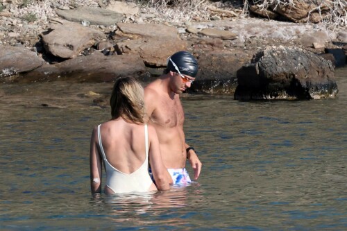 Margot Robbie | Sexy in a Swimsuit at a Beach in Greece - August 2023

Fans praise Margot Robbie for her 'au naturel' look as she goes for a dip in Greece with husband TomMargot Robbie's fans praised her 'au naturel' look on Tuesday as she enjoyed a relaxing beach day with her husband Tom Ackerley in Greece.

The Australian actress, 33, looked effortlessly stunning as she showed off her youthful visage and figure in a high-cut white one-piece while going for a swim.

She was flooded with comments from her loyal followers who applauded her for maintaining her natural beauty.

'Impressive, flawless and natural, that is what a star with class wears the correct bathing suit. No silicone, Botox or padding,' one person said.

Another said: 'Wow... you can actually see frown lines when she squints which means no Botox....how refreshing.'

'My God, she is naturally beautiful,' a third agreed.

Another person commented: 'She looks lovely, she is talented and hard working and seems to have a very happy private life.'

'At last a picture of a natural born beauty. So wonderfully refreshing,' one wrote.

Robbie's European vacation comes after she is reportedly set to make $50 million in salary and bonuses from her new movie Barbie that saw her play the titular character in the Greta Gerwig-directed project.

She will taking home the whopping pay check, having also produced the film through her production company, LuckyChap Entertainment, Variety reported earlier this month, citing three individuals with knowledge of her deal.

LuckyChap - which Robbie founded in 2014 with Ackerley, and friends Josey McNamara and Sophia Kerr - has also produced Promising Young Woman, Birds Of Prey and series Maid.

Gerwig is also likely to receive bonuses due to the incredible success of Barbie.

The filmmaker made history, flying past more than $1 billion in worldwide box office gross, becoming the first movie directed solely by a woman to do so.

The film, based off the beloved Mattel character, is co-written by the director with longtime partner Noah Baumbach.

DailyMail

#MargotRobbie