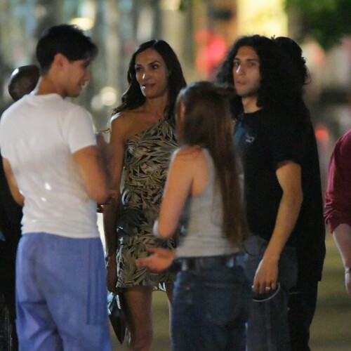 Famke Janssen was seen getting dinner at Jac's on Bond Street with a friend in New York - August 30, 2023

#FamkeJanssen