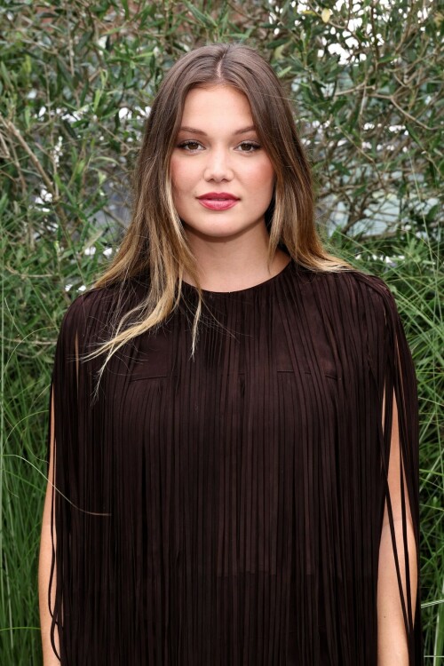 Olivia Holt is seen at the Michael Kors Collection 2024 Runway Show at Domino Park in Brooklyn on September 11, 2023 in New York City.

#OliviaHolt