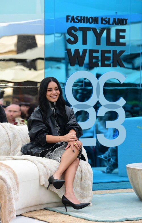 Vanessa Hudgens | Style Week OC 2023 at Fashion Island in Newport Beach, California - September 16, 2023

Vanessa Hudgens wearing Missoni Macro Space Dye Turtleneck Top, Missoni Macro Space Dye Midi Skirt, Pixie Mark.

StyleWeekOC returns to Fashion Island with more fashion than show

An invitation-only runway presentation fashion show kicked off StyleWeekOC at the Orange County Neiman Marcus store in Newport Beach on Thursday. The event also benefited the local nonprofit organization CASA OC.

Fashion Island comes by its name honestly.

On Thursday, models strutted down a runway at the shopping mecca’s Neiman Marcus as part of the opening event for the 12th annual StyleWeekOC — an event touted as one of the largest fashion events in Orange County.

The show kicked off a four-day-long “week,” raising benefit funds for CASA OC, an Orange nonprofit that advocates for abused or neglected children.

Following Thursday’s event will be the reveal of the Fashion Island Magazine’s fall edition in addition to a private VIP party at VEA Newport Beach and, on Saturday, a panel presentation by Women’s Wear Daily. This year’s keynote speaker is actress Vanessa Hudgens (“Thirteen,” “High School Musical”), who will take part in a “fireside” conversation with WWD Editor Ryma Chikhoune.

In-store celebrations will also be held on Saturday from 2 to 4 p.m. at select retailers, and some stores will have promotions and special offers.

latimes

#VanessaHudgens