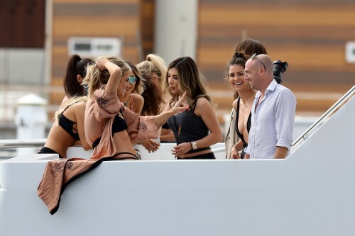 AnnaLynne McCord | black bikini on a yacht in Los Angeles - June 21, 2018

AnnaLynne McCord flaunts her washboard abs on a yacht as she prepares to be a muse for a painter

She rose to fame ten years ago after starring in the American drama remake 90210.

And since then, doors have been opened for AnnaLynne McCord's - with the actress posing in a bikini as a muse for a painter on Thursday.

The 30-year-old beauty flashed her toned abs and lean physique while standing on a a yacht in Los Angeles.

Held together with gold rings, the matching two-piece featured various straps.

The beauty remained modest and warm with a rust colored kimono over the top of her swimsuit.

AnnaLynne's blonde locks were styled out into a natural wave.

Her glam was radiant and featured contoured cheekbones and a bronzed complexion.

The philanthropist was also seen speaking to various other women while on-board the yacht.

And although AnnaLynne is renowned for her spectacular red carpet looks and social media posts, she also ensures she embraces her natural beauty.

Taking to Instagram on Wednesday, she shared a makeup free shot wile drawing attention to her acne scars.

'#wokeupthisway was not a challenge I can say I necessarily wanted to be a part of,' she confessed in the candid post.

'I still have my acne scars reminding me of years of insecurity (which I still feel when the light hits them the wrong way ): ) -I do love the idea of reminding ourselves that being perfect means being unique which means being the youEST you, you can be.'

DailyMail

#AnnaLynneMcCord