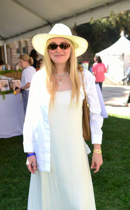 Dakota Fanning and Elle Fanning attend LA Loves Alex's Lemonade 2023 at UCLA Royce Quad in Los Angeles - September 23, 2023

Dakota and Elle Fanning are enjoying an afternoon of fun and good food!

The sisters attended the 2023 L.A. Loves Alex’s Lemonade Stand Chefs Event on Saturday afternoon (September 23) at UCLA in Los Angeles.

Fellow stars in attendance included Melanie Lynskey and husband Jason Ritter, Platonic actress Carla Gallo, Justified actor Timothy Olyphant, Sunrise in Heaven actress Caylee Cowan, Criminal Minds actor Adam Rodriguez, When a Stranger Calls actress Camilla Belle, Jackass star Johnny Knoxville, Veep actress Clea DuVall, and Ted Lasso actor Cristóbal Fernández.

Hosted by Chef Suzanne Goin and business partner Caroline Styne along with Chef David Lentz, the event featured tons of one-of-a-kind food and drink samplings and raised money for Alex’s Lemonade Stand Foundation for Childhood Cancer.

Earlier in the week, Dakota and Elle joined tons of other stars at an intimate dinner celebrating the release of filmmaker Sofia Coppola‘s new book.

JustJared

#DakotaFanning