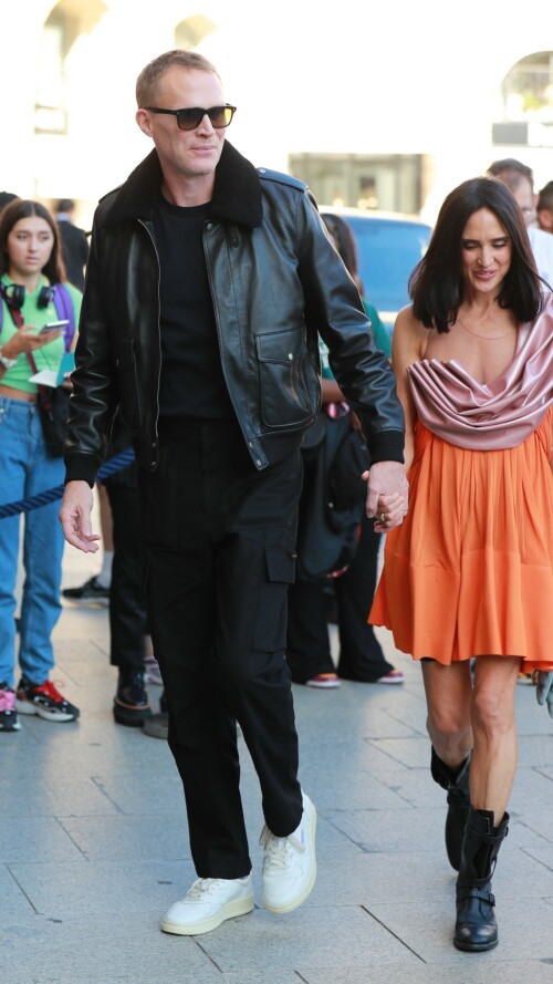 Jennifer Connelly and Paul Bettany | Seen returning to the Ritz Hotel in Paris, France - October 2, 2023