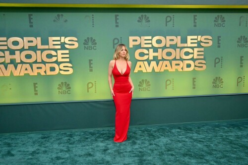 Sydney Sweeney | 2024 People's Choice Awards In Santa Monica - 18.02.2024

Sydney Sweeney Came in Hot to the 2024 People's Choice Awards in a Sexy Red Gown

During the ceremony, the 'Anyone But You' actress will take the stage to present one of the night's most coveted awards

Sydney Sweeney's style streak is officially red-hot!

The star, 26, arrived at the 2024 People's Choice Awards dazzling from every angle in a sleek Mônot dress in the "it" color of the season. Sweeney kept her glam on point with an effortless blowout and smoky eyes.

Sweeney is set to present during the ceremony. Additionally, she's in the running for comedy movie star of the year for her role in Anyone But You.

Earlier this week, the star dazzled at the Madame Web Los Angeles premiere, where she stepped out in a custom Oscar de la Renta strapless corset gown.

The bodice of Sweeney’s dramatic look featured an intricate "web" design woven into the structured top, which was accentuated by a nude underlay.

Sweeney stayed on theme with a black manicure, and she finished the look with an array of elegant silver rings on both hands.

Back in December, Sweeney was also in the headlines for her rep carpet look at the NYC premiere of her movie Anyone But You.

The actress turned heads in a Miu Miu embellished sheath gown. Sweeney's gown included rows of crystals dangling down and across the dress' entire translucent nude fabric.

The chic look was paired with Fred Leighton onyx and diamond pendant platinum earrings, a platinum twin old European cut diamond ring and a platinum oval rose cut diamond ring. She also accessorized the look with a black belt at her waist.

The look was completed with a soft glam makeup look that featured nude lipgloss, light nude shimmery eye shadow and a loose bun.

people

#SydneySweeney #PCAs