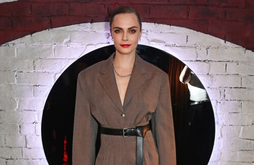 Cara Delevingne | 'Cabaret At The Kit Kat Club' After Party, London, UK - 28.03.2024

Cara Delevingne puts on a chic display in a stylish blazer dress for the Cabaret gala night at The Kit Kat Club as her West End success continues

Cara Delevingne looked incredible as she attended the Cabaret gala night at The Kit Kat Club on Thursday.

The actress, 31, who is starring as Sally Bowles in the famed West End production, cut a chic display in a stylish brown blazer style mini dress.

The model showcased her slim physique in the ensemble as she put on a very leggy display in the dress which she paired with some knee high black socks and heels.

Cara accessorised the look with a black leather belt and bold red lip, while her brunette locks were tied back from her face in a scraped back bun.

The star looked in great spirits as she mingled with her cast mates and celebrities including Anya Taylor-Joy at the after party.

While Cara has already carved out a name for herself in the acting world having appeared in films such as Anna Karenina, Paper Towns, Suicide Squad and Tulip Fever, Cabaret marks her West End debut.

Playing Sally Bowles – made famous by Liza Minnelli in the 1972 film version - Cara is following in the footsteps of Oscar-nominated Jessie Buckley who previously played the role.

She appears alongside Olivier award-winning Luke Treadaway - who is starring as The Emcee in the iconic play.

It was announced last month that Cara was set to take the role as she said at the time: 'there are no words to explain her excitement'.

The duo will be performing for three whole months from March 11 right up until June 1 2024.

Also attending the gala night was Louise Redknapp and her boyfriend Drew Michael.

The singer cut a racy figure as she flashed her bra in a sheer black long-sleeved top and bodycon midi skirt.

Elsewhere at the star-studded evening, James Corden, 45, made a smiley arrival in a trendy Loewe jacket.

Professional dancer Abbie Quinnen wowed in a plunging white feathered top and trousers as she posed up a storm inside the venue.

Edward Enninful and his husband Alec Maxwell looked more than loved-up as they enjoyed a sweet date night.

The former Editor-In-Chief of Vogue, 52, beamed for a photo as he headed into the club.

Anya Taylor-Joy and Malcolm McRae, who tied the knot in October 2023, posed arm-in-arm at the star-studded gala.

Cara and Luke have taken over from Jake Shears and Rebecca Lucy, who finished their run on the March 9.

Speaking about her exciting new stint, Cara said: 'There are no words to explain the excitement I have to return home to make my stage debut in such an iconic role.

'I am so inspired by the brilliant actors who have played Sally in past productions around the world and in this one in the West End.

'I cannot wait to be a part of this brilliant cast and production.'

Luke added: 'I can’t wait to become a member of the Kit Kat Club and join this extraordinary production. It’s a huge thrill to be asked to take this on and I’m very excited to get started.

DailyMail

#CaraDelevingne