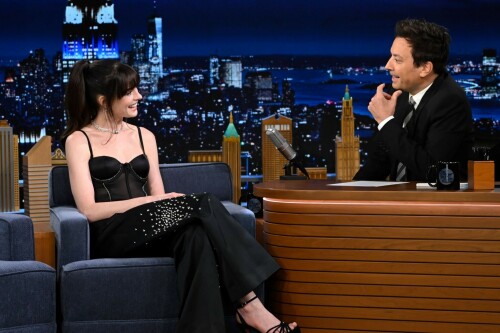 Anne Hathaway | 'The Tonight Show with Jimmy Fallon' appearance in New York - 29.04.2024

10 HQ pics: http://kosty555.info/index.php?showtopic=307019

Anne Hathaway is here to talk her new Prime Video movie, The Idea of You!